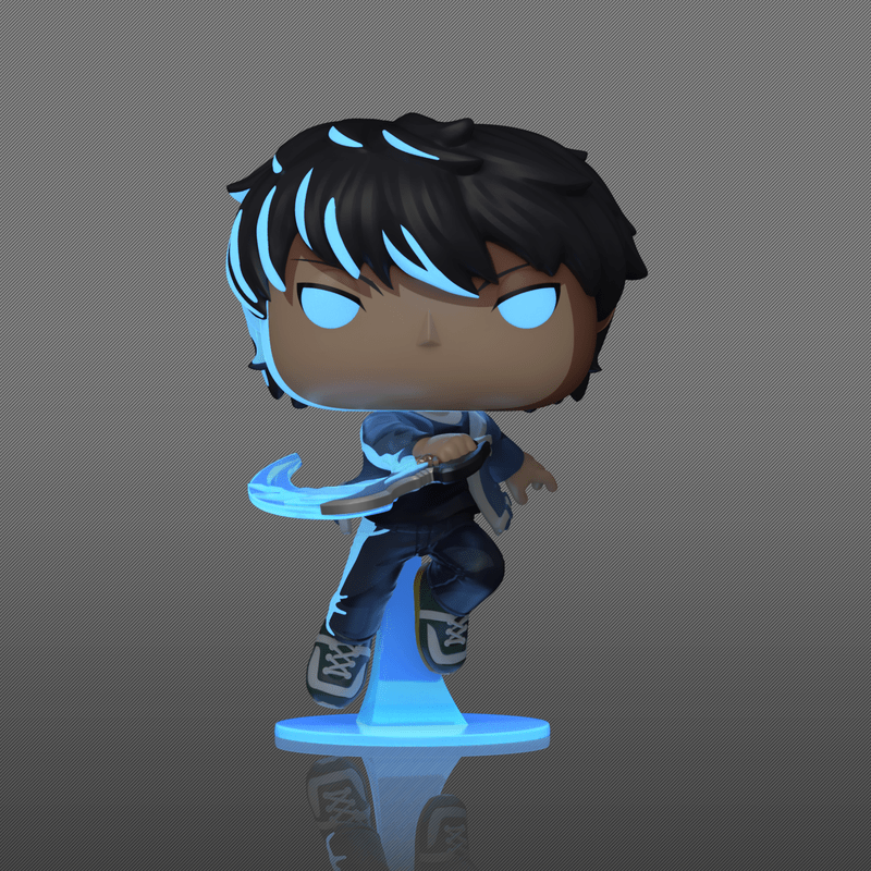 Funko Pop! Animation: Solo Leveling - Sung Jinwoo 1982 Glow - in - the - dark Chase - Fundom