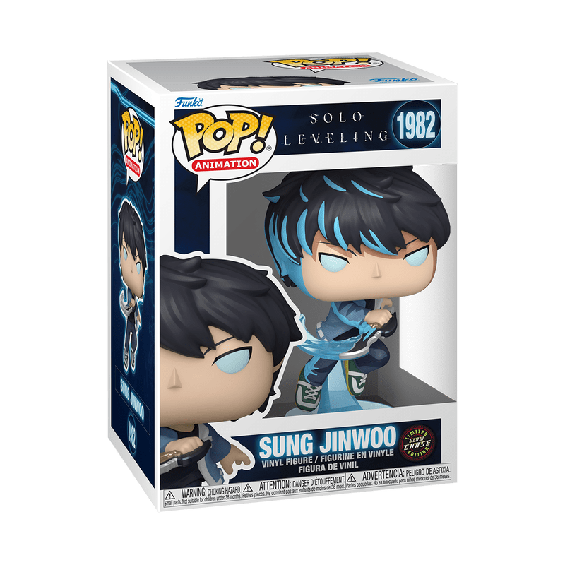 Funko Pop! Animation: Solo Leveling - Sung Jinwoo 1982 Glow - in - the - dark Chase - Fundom