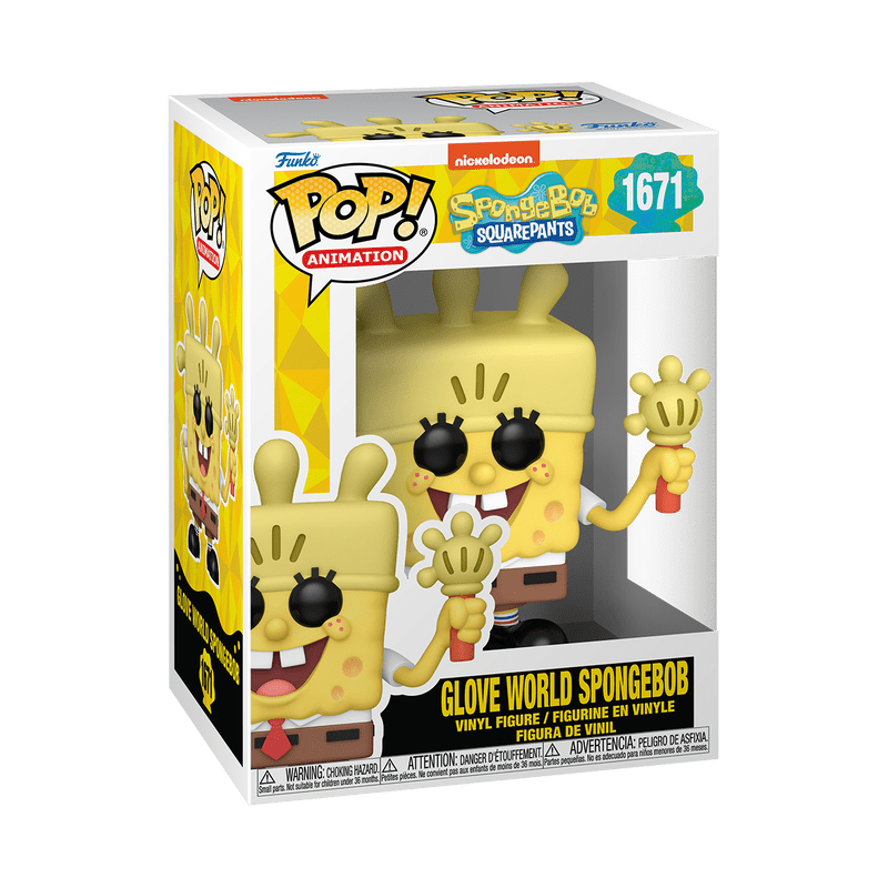 Funko Pop! Animation: SpongeBob SquarePants 25th Anniversary - Glove World SpongeBob 1671 - Fundom