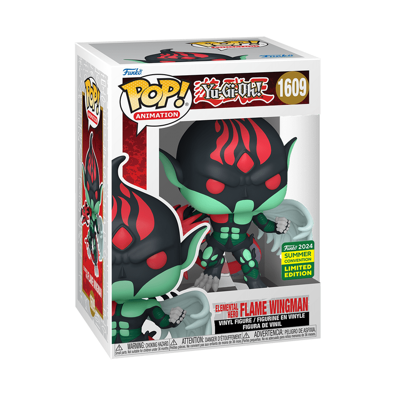 Funko Pop! Animation: Yu - Gi - Oh! - Elemental Hero Flame Wingman 1609 2024 Summer Convention - Fundom