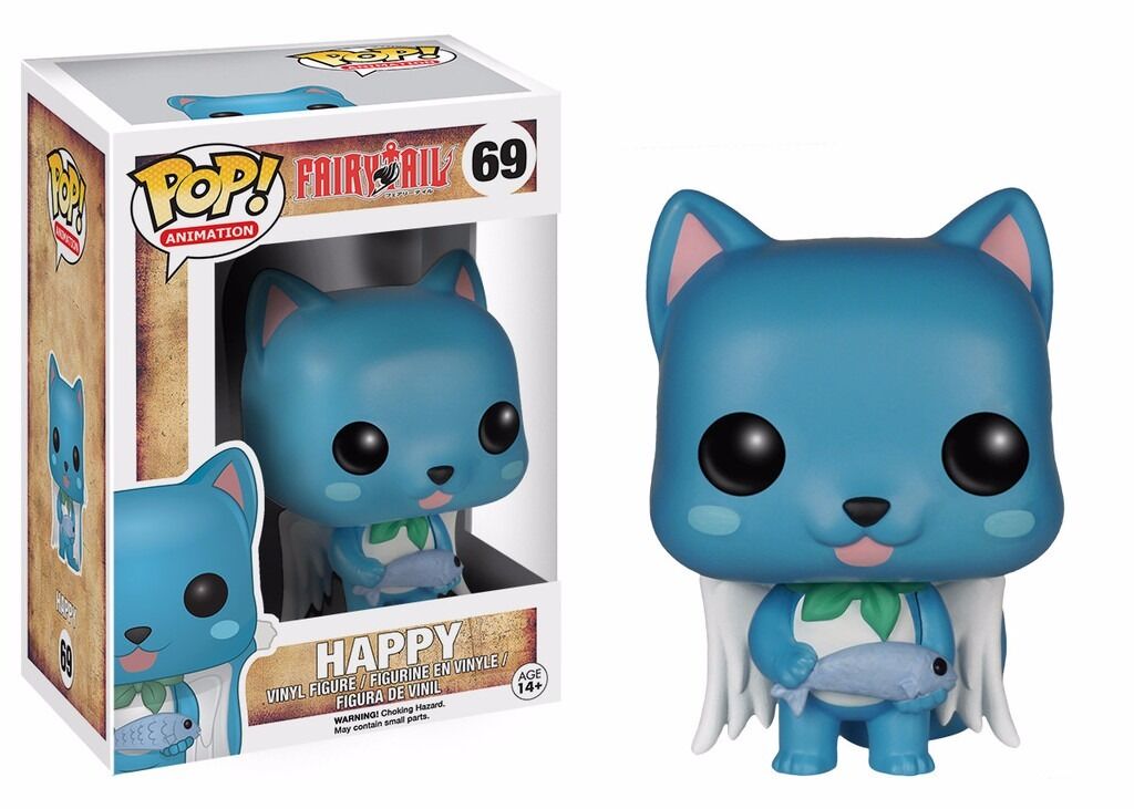 Funko Pop! Anime Fairy Tail Happy Action Figure - Fundom