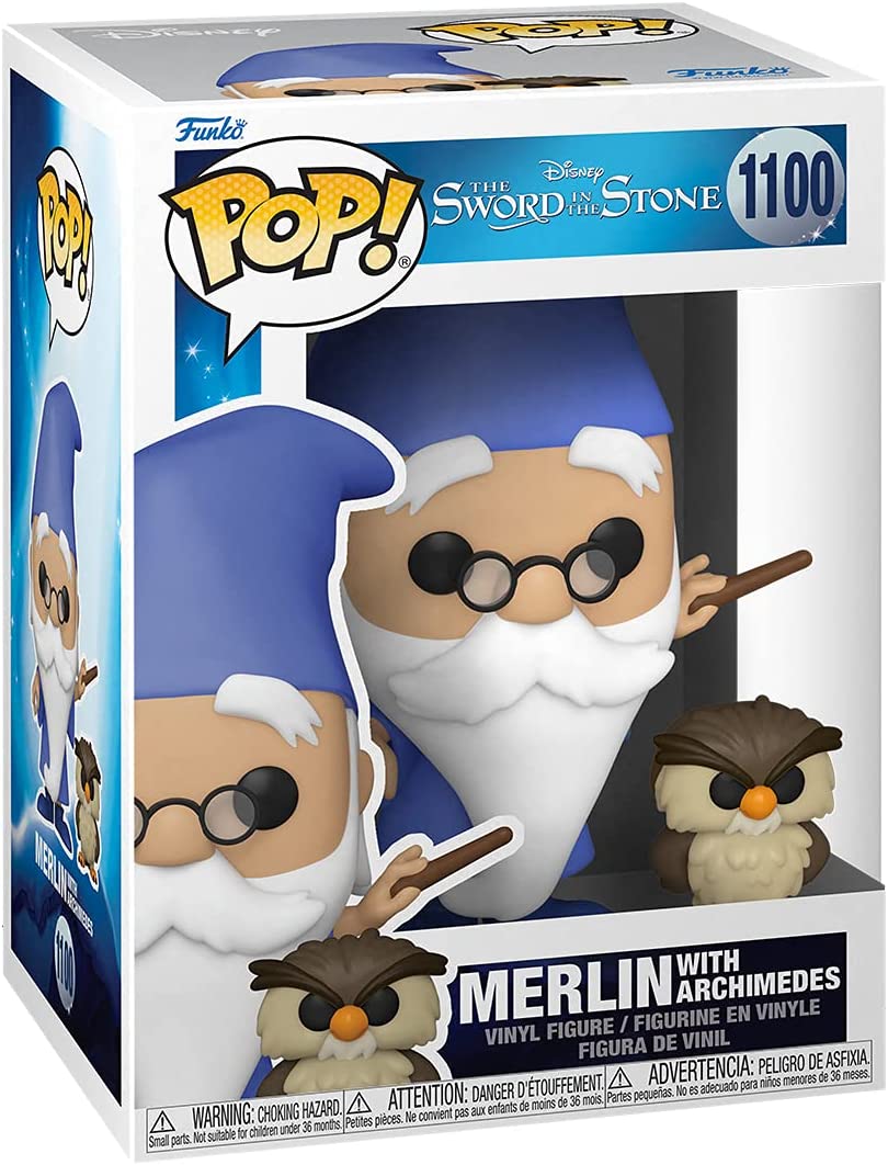 Funko Pop! & Buddy Disney: Sword in The Stone - Merlin with Archimedes Vinyl Figure - Fundom