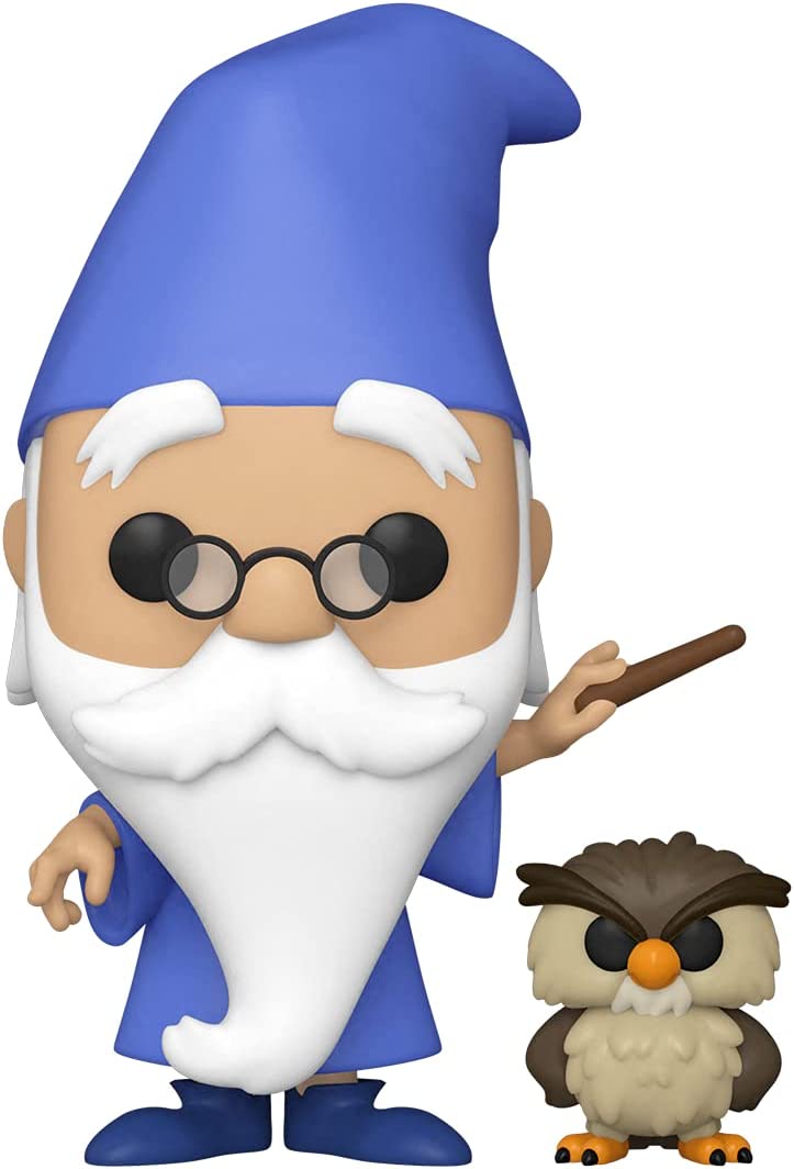 Funko Pop! & Buddy Disney: Sword in The Stone - Merlin with Archimedes Vinyl Figure - Fundom