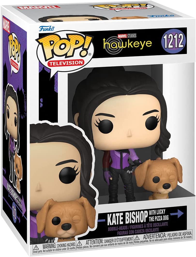 Funko Pop! & Buddy TV Marvel: Hawkeye - Kate Bishop with Lucky The Pizza Dog - Fundom