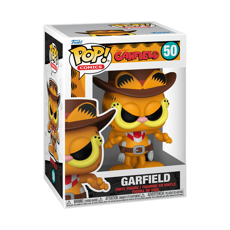 Funko Pop! Comics: Nickelodeon Garfield - Garfield Cowboy 50 - Fundom