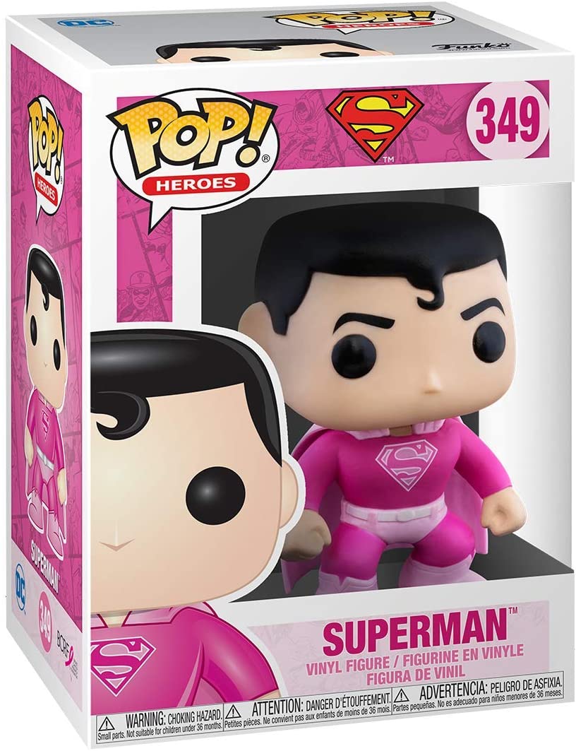Funko Pop! DC Heroes: Breast Cancer Awareness - Superman Vinyl Figure - Fundom