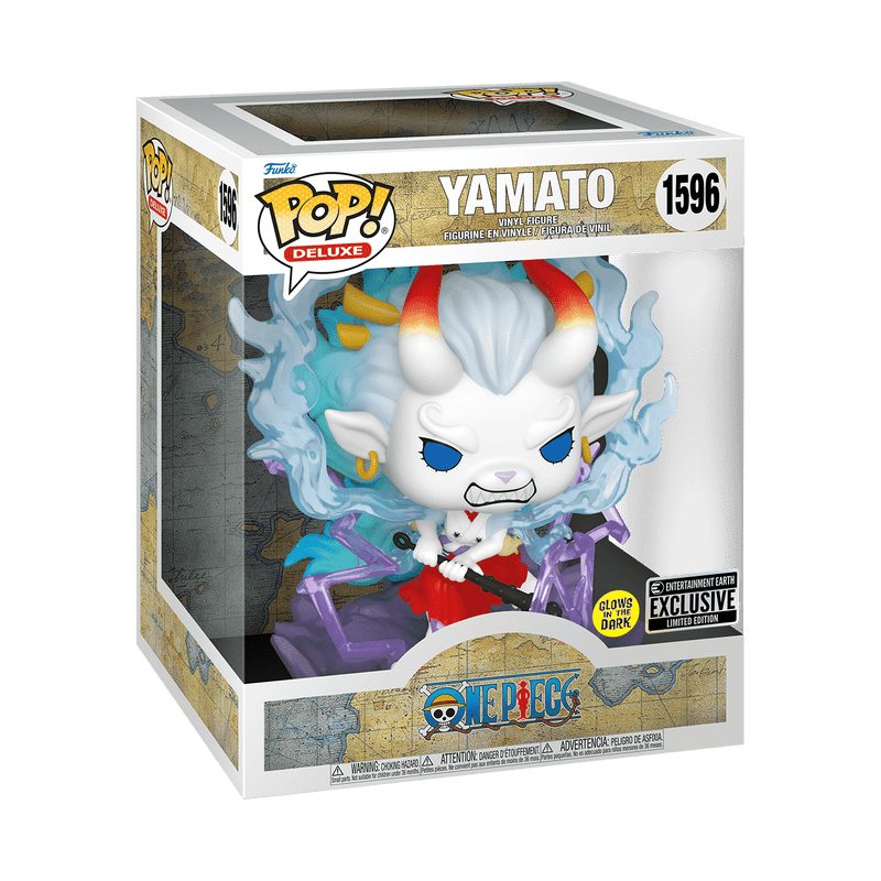 Funko Pop! Deluxe: One Piece - Yamato Man - Beast Form Glow - in - the - dark 1596 Entertainment Earth Exclusive - Fundom