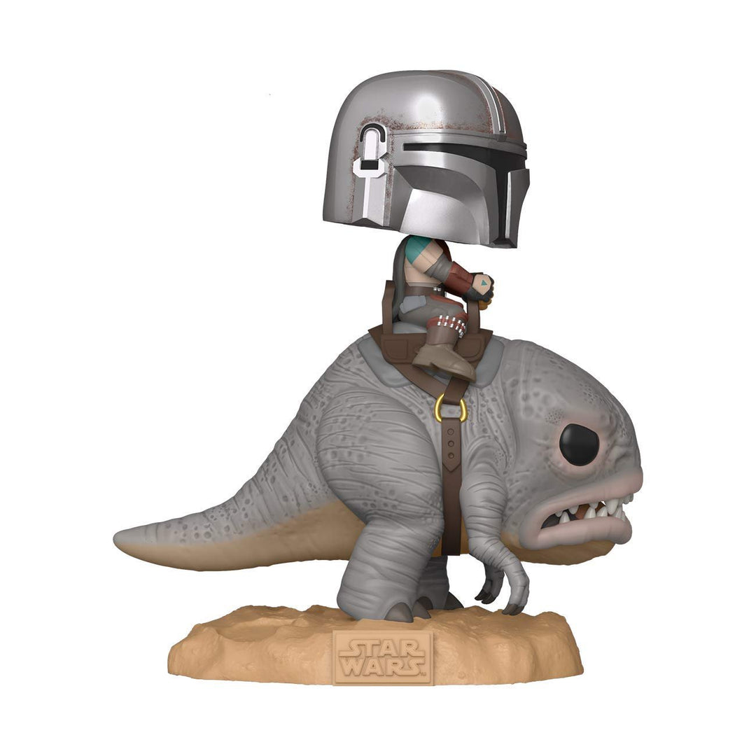 Funko Pop! Deluxe: Star Wars - The Mandalorian - The Mandalorian On Blurrg - Fundom