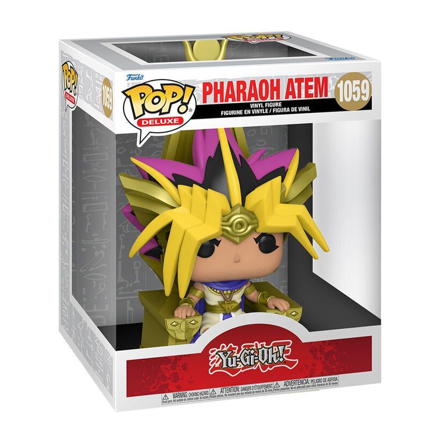 Funko Pop! Deluxe: Yu - Gi - Oh - Atem Pharaoh Yugi (Metallic) 6" Vinyl Figure - Fundom