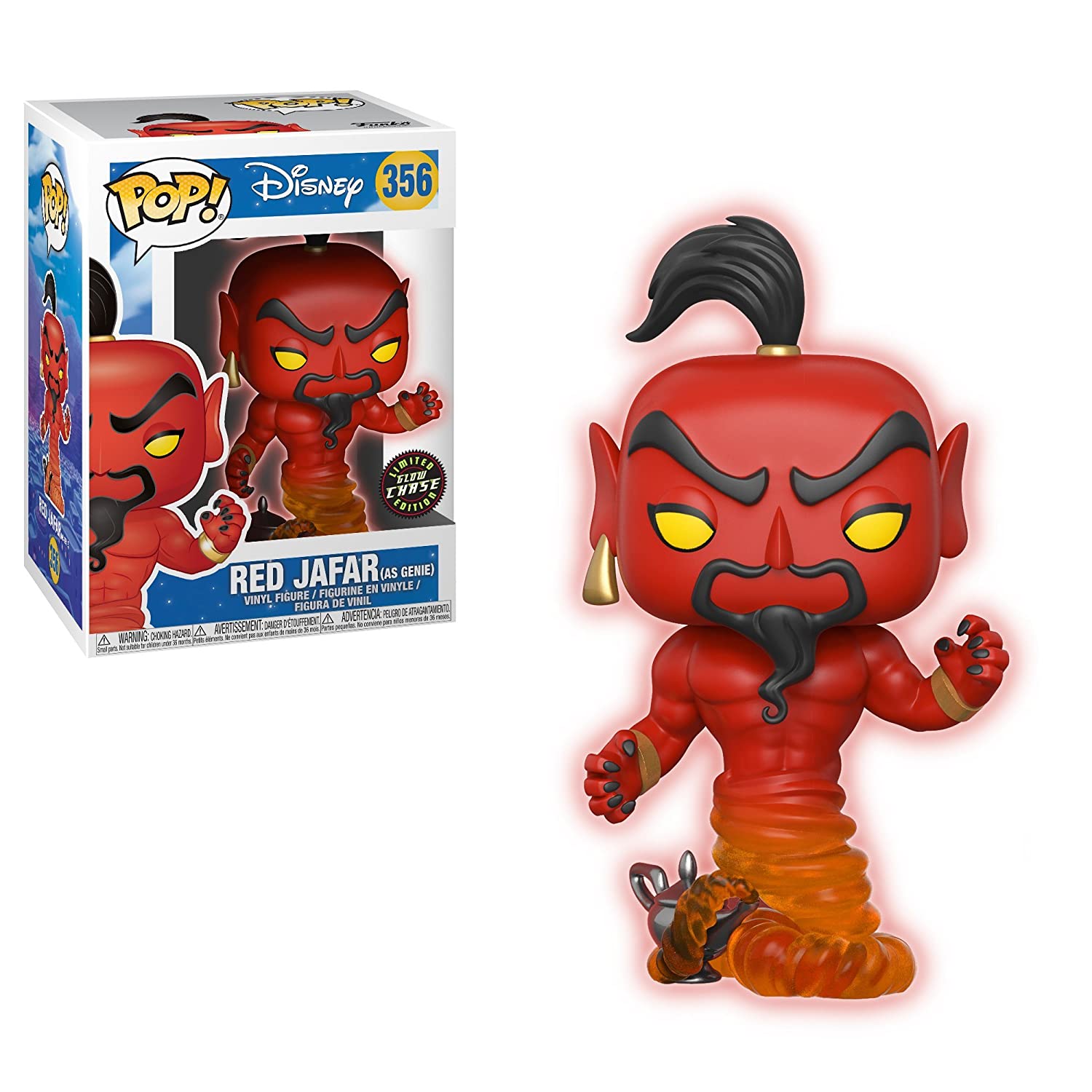 Funko Pop Disney Aladdin - Jafar (Red) Chase Vinyl Action Figure - Fundom