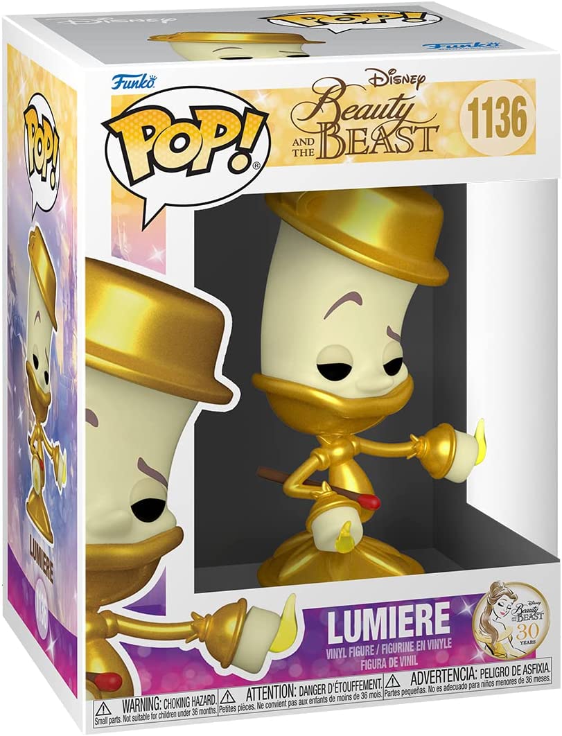 Funko Pop! Disney: Beauty and The Beast - Lumiere Vinyl Figure - Fundom