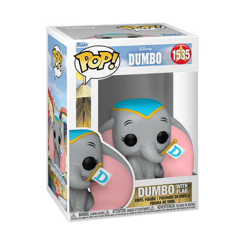 Funko Pop! Disney: Dumbo - Dumbo with Flag 1535 - Fundom