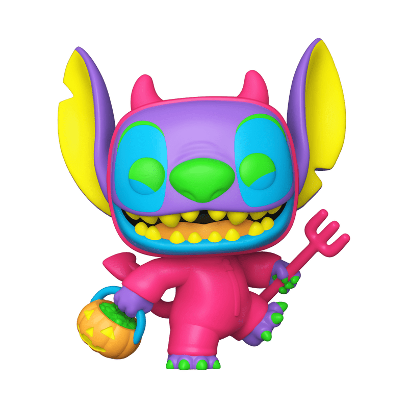 Funko Pop! Disney: Lilo & Stitch - Black Light Devilish Stitch 1701 Chase Entertainment Earth Exclusive - Fundom