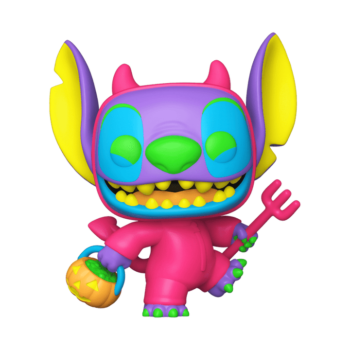 Funko Pop! Disney: Lilo & Stitch - Black Light Devilish Stitch 1701 Chase Entertainment Earth Exclusive - Fundom