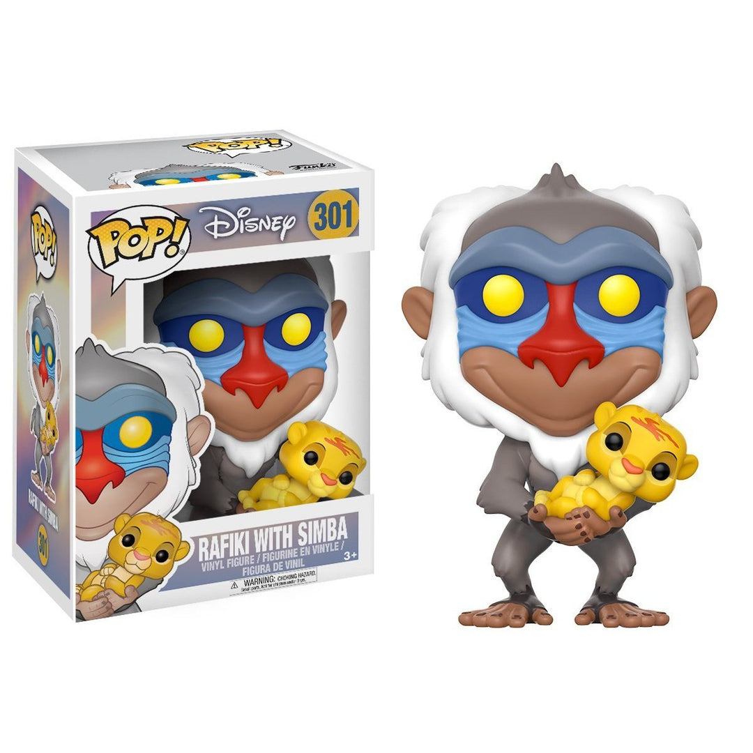 Funko Pop! Disney Lion King - Rafiki With Simba Vinyl Figure - Fundom