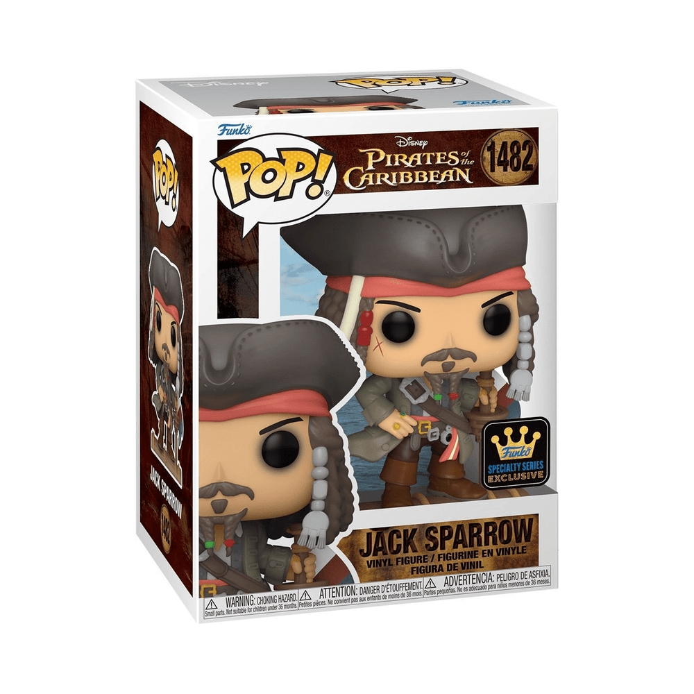 Funko Pop! Disney: Pirates of the Caribbean - Captain Jack Sparrow Opening 1482 Specialty Series - Fundom