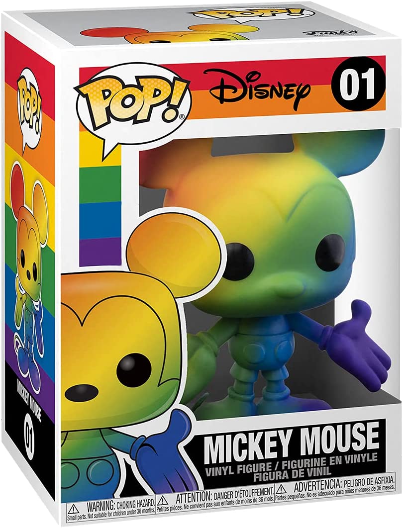 Funko Pop! Disney: Pride - Mickey Mouse (Rainbow) Vinyl Figure - Fundom