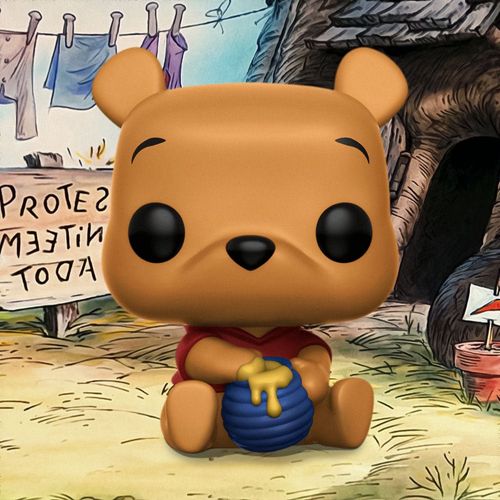 Funko Pop! Disney: Winnie the Pooh - Winnie the Pooh Seated 252 Vinyl Figure - Fundom