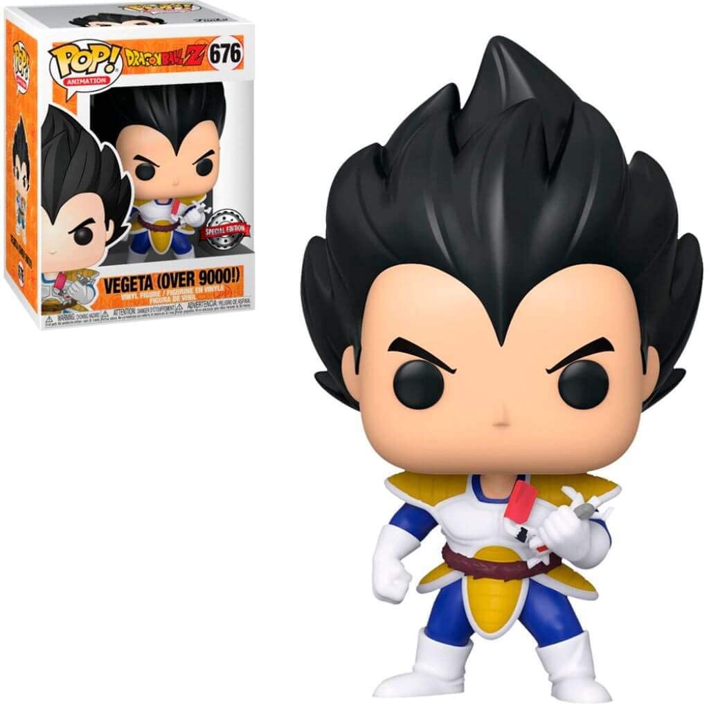Funko Pop! Dragon Ball Z Vegeta Over 9000! Exclusive Vinyl Figure - Fundom