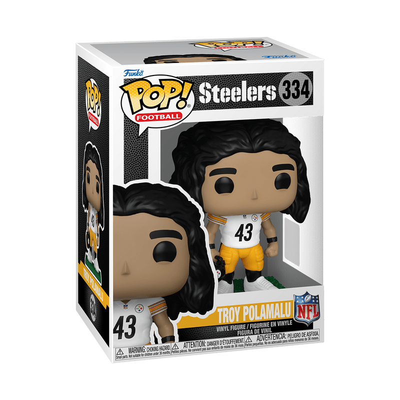 Funko Pop! Football NFL: Pittsburgh Steelers - Troy Polamalu 334 - Fundom