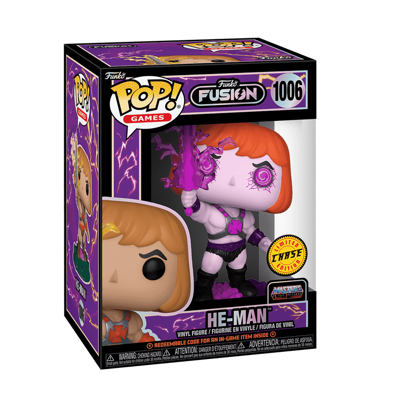 Funko Pop! Fusion Games: Masters of the Universe - He - Man Eddi - fied Chase 1006 - Fundom