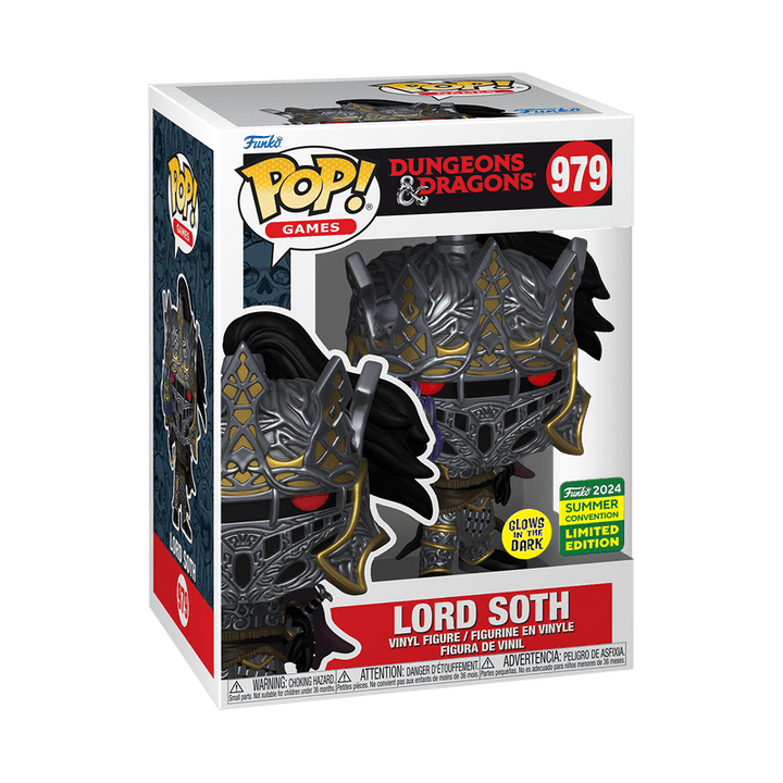 Funko Pop! Games: Dungeons & Dragons - Lord Soth 979 Glow - in - the - dark 2024 Summer Convention - Fundom