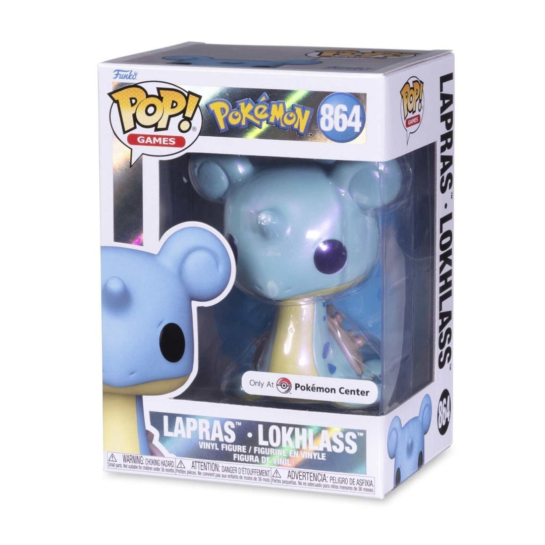 Funko Pop! Games: Pokemon - Lapras Pearlescent 864 Pokemon Center Exclusive - Fundom