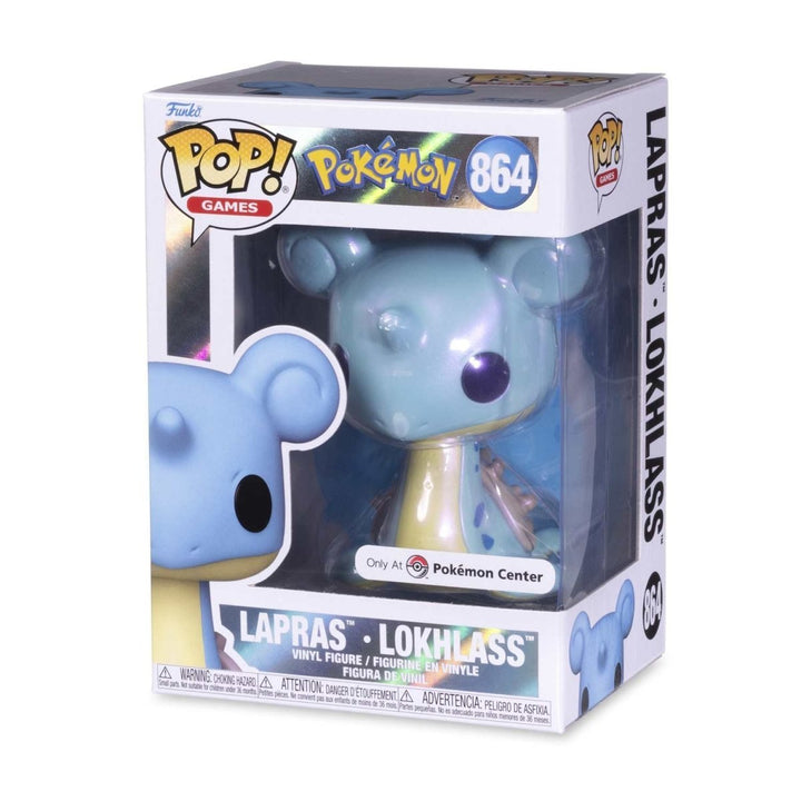 Funko Pop! Games: Pokemon - Lapras Pearlescent 864 Pokemon Center Exclusive - Fundom