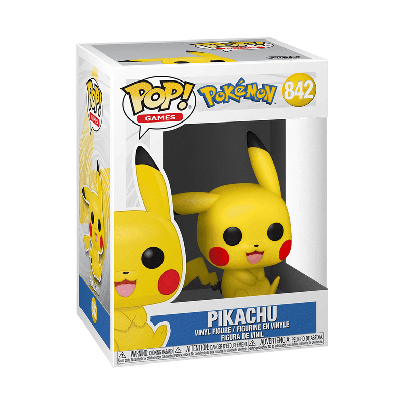 Funko Pop! Games: Pokemon - Pikachu Sitting 842 - Fundom