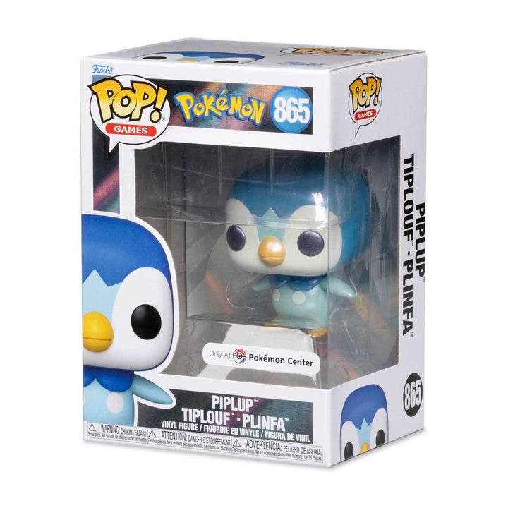 Funko Pop! Games: Pokemon - Piplup Pearlescent 865 Pokemon Center Exclusive - Fundom