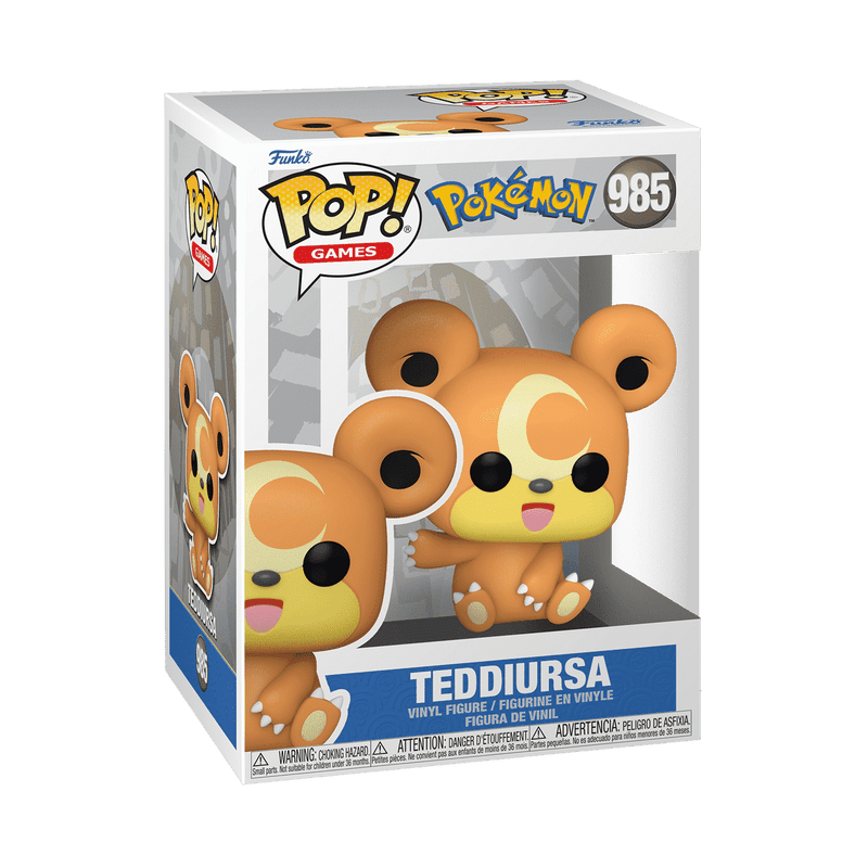 Funko Pop! Games: Pokémon - Teddiursa 985 - Fundom