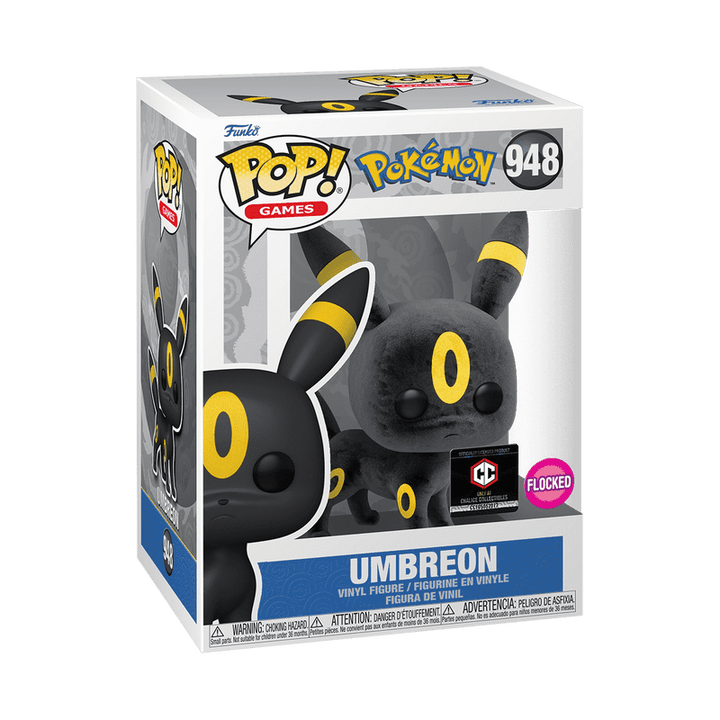 Funko Pop! Games: Pokemon - Umbreon Flocked 948 Chalice Collectibles Exclusive - Fundom