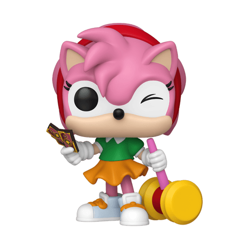 Funko Pop! Games: Sonic the Hedgehog - Amy Rose with Piko Hammer & Cards 1171 Chase - Fundom