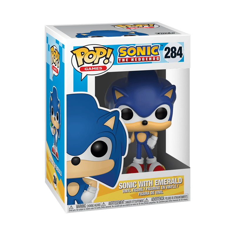 Funko Pop! Games: Sonic The Hedgehog - Sonic with Emerald 284 - Fundom
