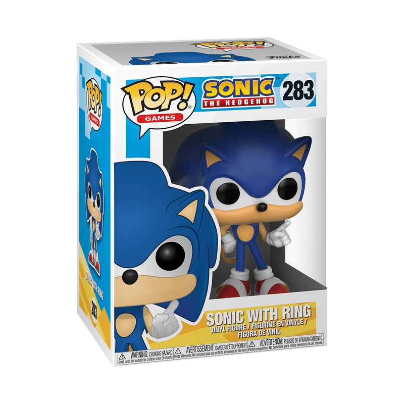Funko Pop! Games: Sonic the Hedgehog - Sonic with Ring 283 - Fundom