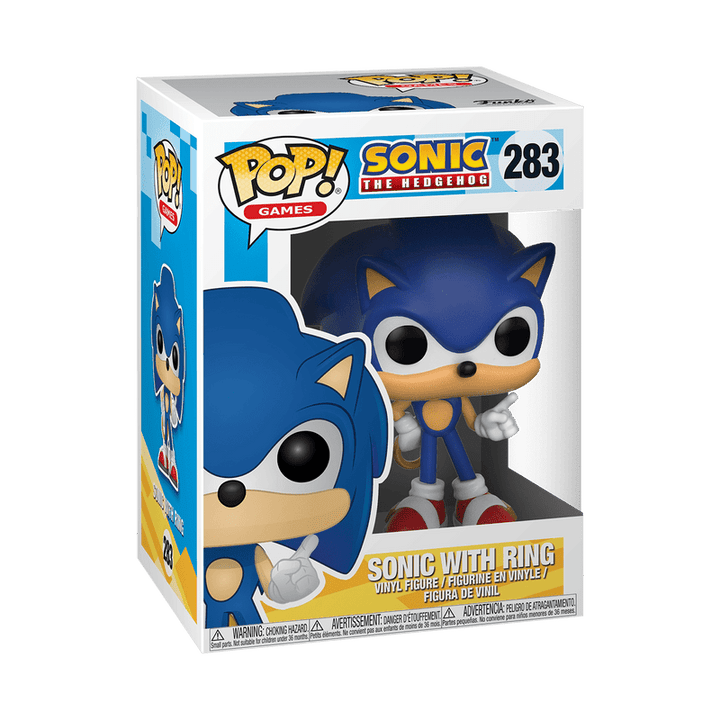 Funko Pop! Games: Sonic the Hedgehog - Sonic with Ring 283 - Fundom