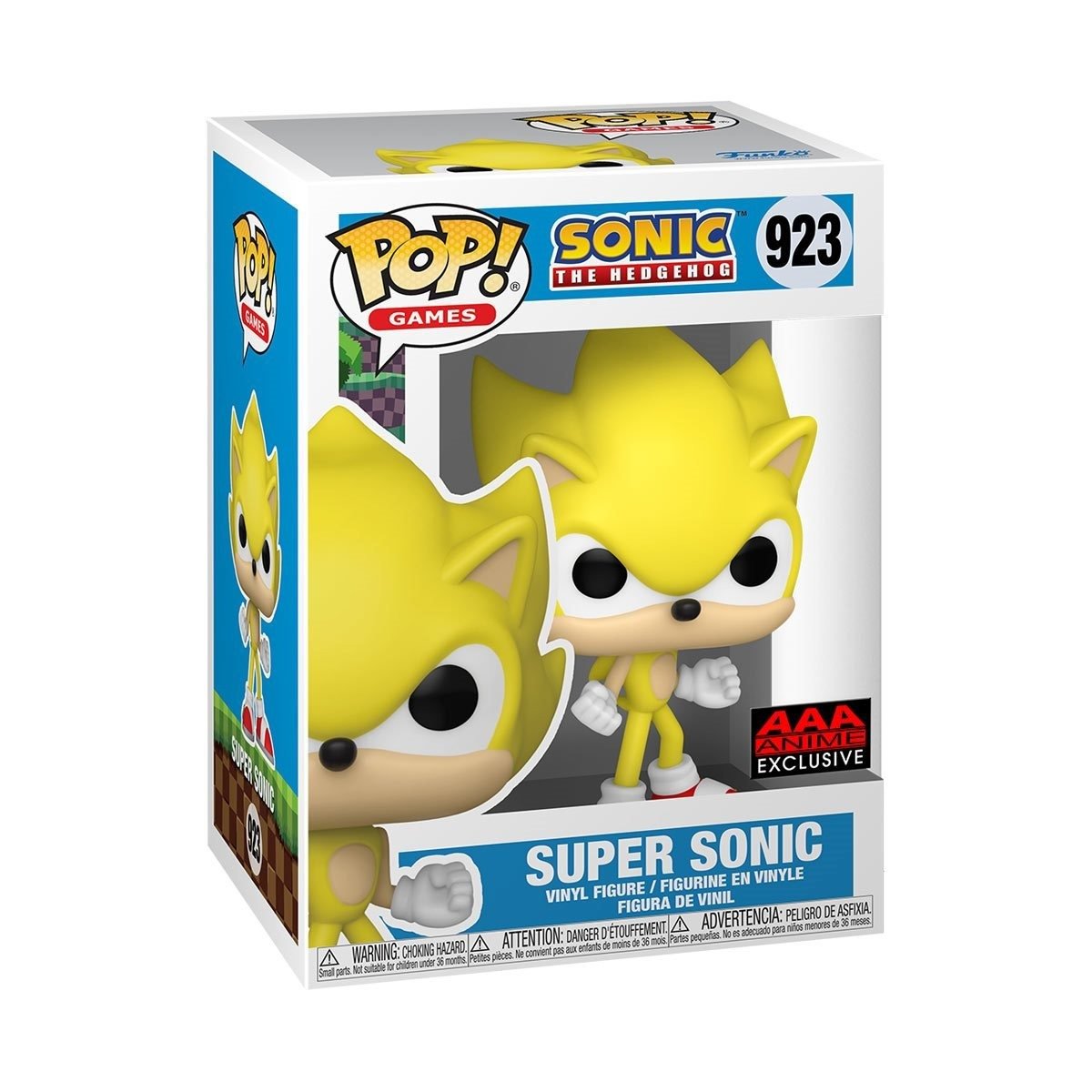 Funko Pop! Games: Sonic the Hedgehog - Super Sonic 923 AAA Anime Exclusive - Fundom