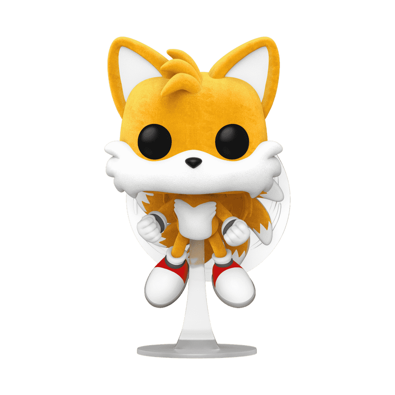 Funko Pop! Games: Sonic the Hedgehog - Tails Flying Flocked Chase 978 Specialty Series - Fundom