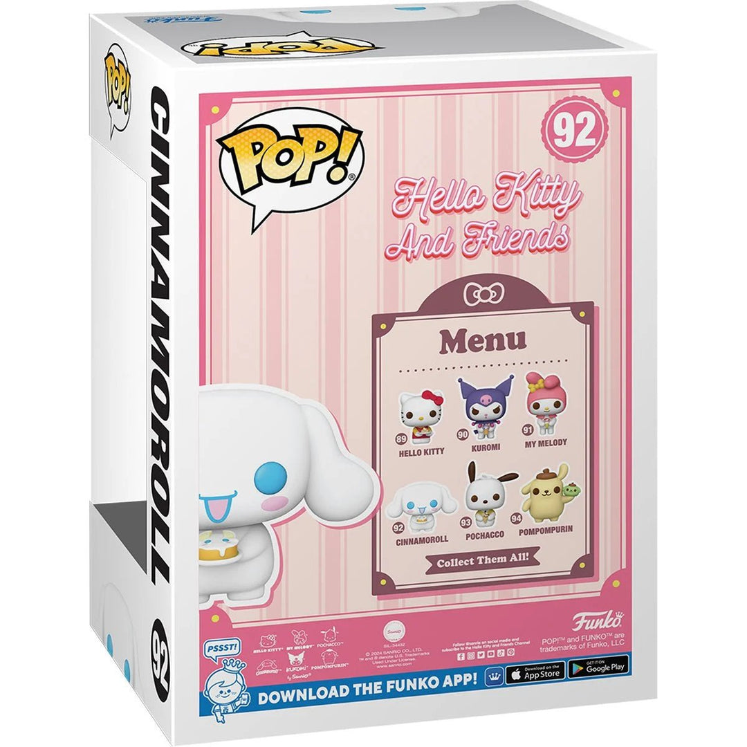 Funko Pop! Hello Kitty and Friends - Cinnamoroll with Dessert 92 - Fundom