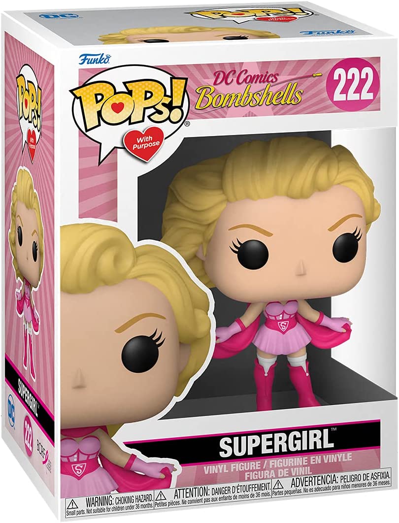 Funko Pop! Heroes: Breast Cancer Awareness - Bombshell Supergirl Vinyl Figure - Fundom