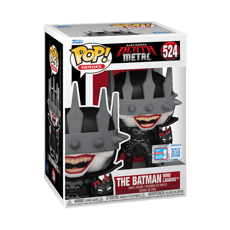 Funko Pop! Heroes: Dark Nights Death Metal - The Batman Who Laughs 524 2024 Fall Convention Exclusive - Fundom