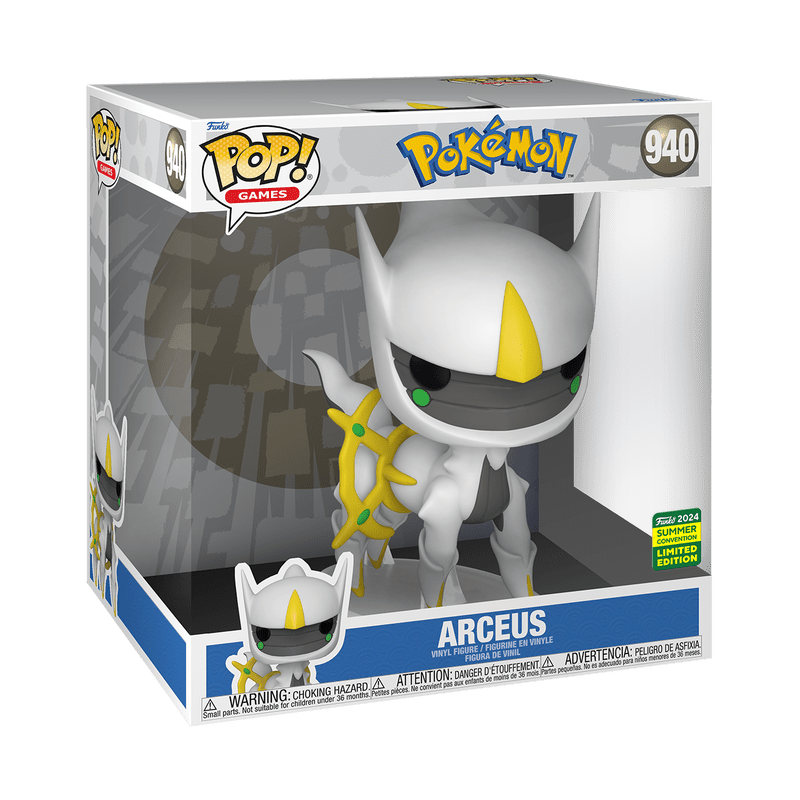 Funko Pop! Jumbo Games: Pokemon - Arceus 940 2024 Summer Convention - Fundom