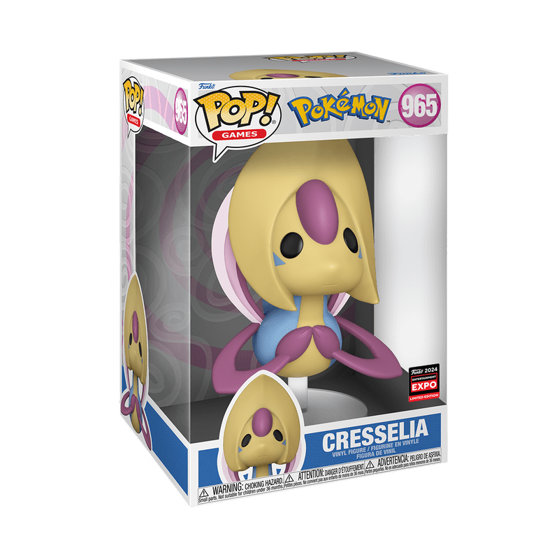Funko Pop! Jumbo Games: Pokemon - Cresselia 2024 Limited Edition Entertainment Expo Shared Exclusive - Fundom
