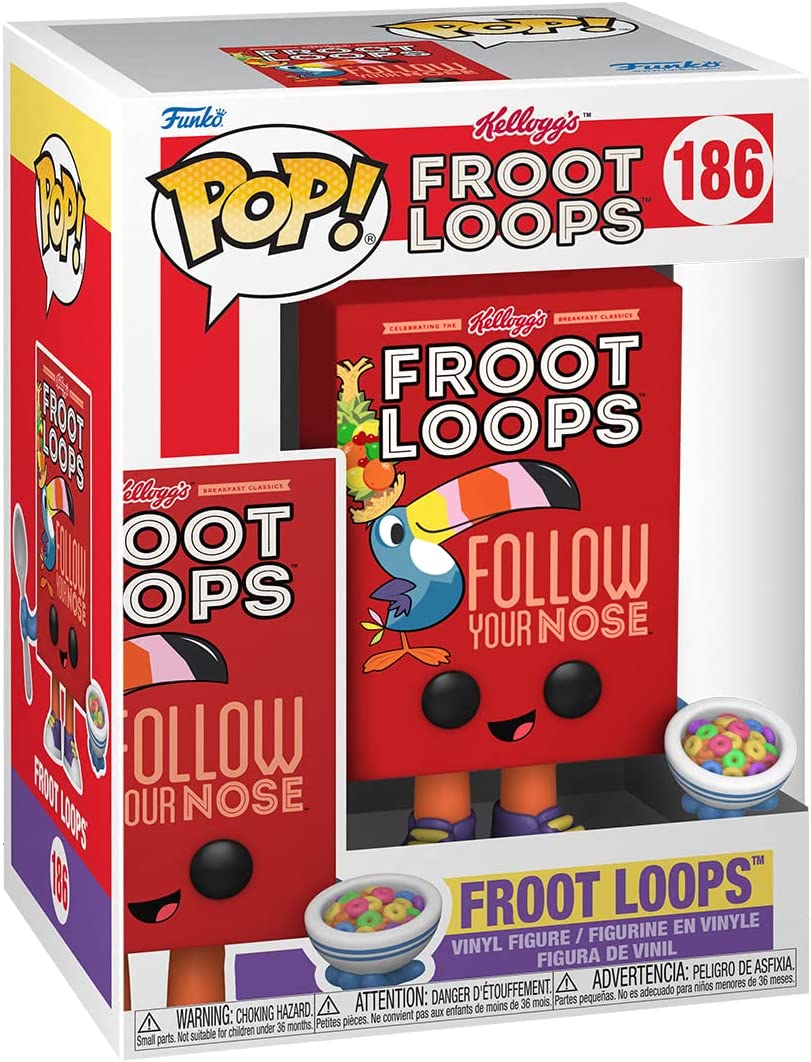 Funko Pop! Kelloggs - Froot Loops Cereal Box Vinyl Figure - Fundom