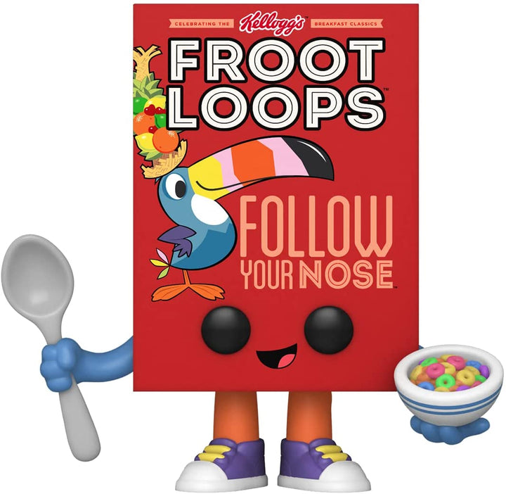 Funko Pop! Kelloggs - Froot Loops Cereal Box Vinyl Figure - Fundom