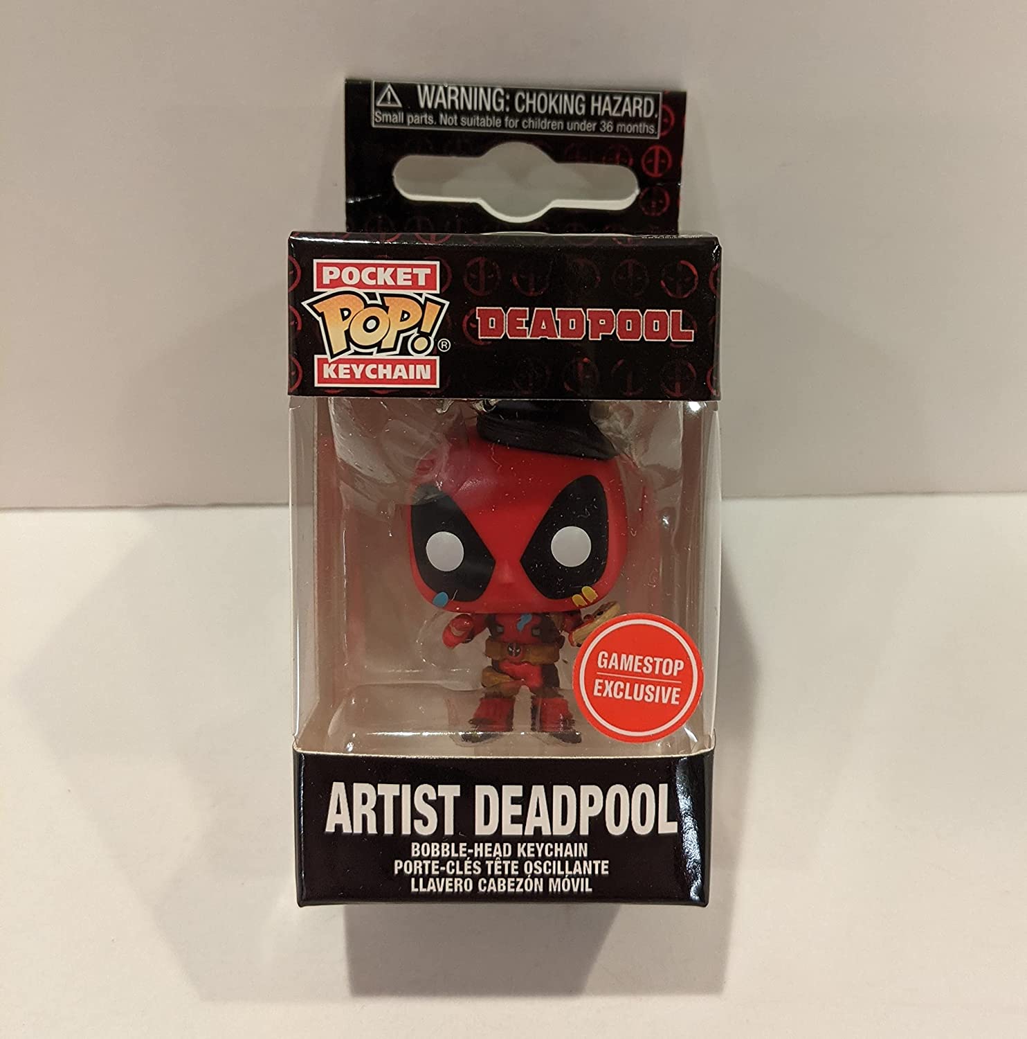 Funko Pop! Keychain Marvel Artist Deadpool Exclusive Vinyl Figure - Fundom