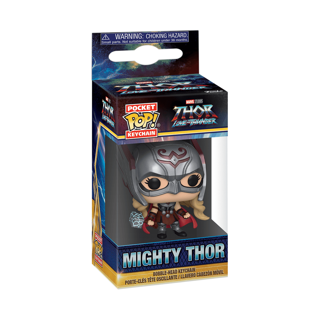 Funko Pop! Keychain: Marvel Studios Thor: Love and Thunder - Mighty Thor - Fundom