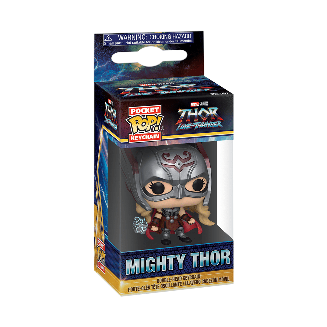 Funko Pop! Keychain: Marvel Studios Thor: Love and Thunder - Mighty Thor - Fundom