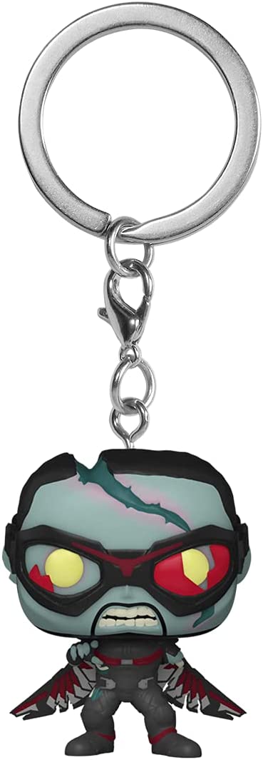 Funko Pop! Keychain Marvel What If? - Zombie Falcon Vinyl Figure - Fundom