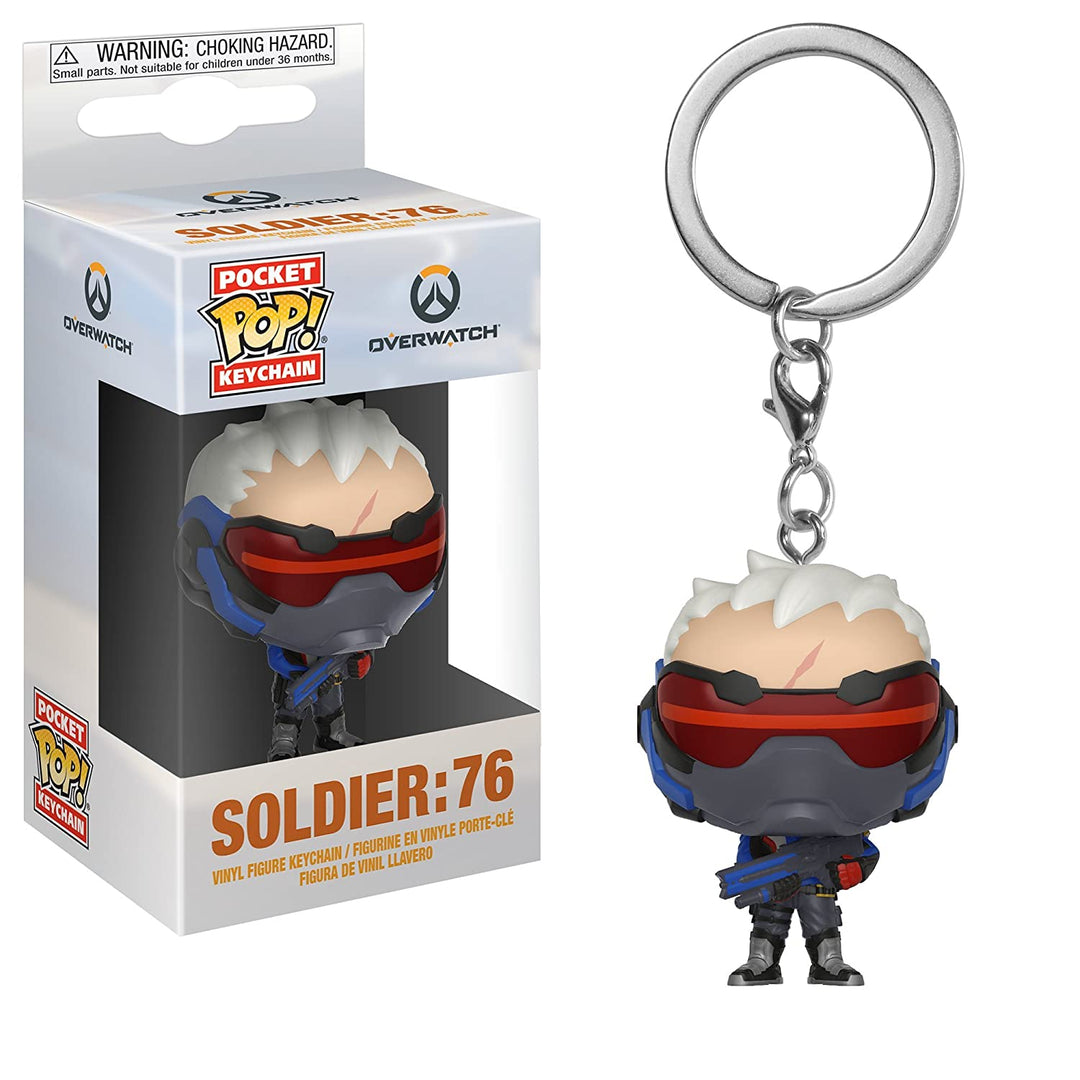Funko Pop Keychain Overwatch - Soldier 76 Vinyl Figure - Fundom